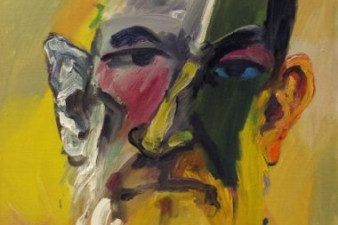 Автопортрет на желтом. 2008. Холст, масло. 90х70